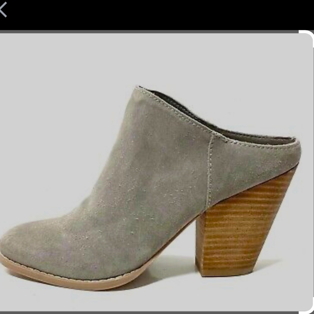 NEW Dolce Vita Gray Suede Mules